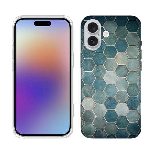 【TPU】トルコタイル風 ブルー