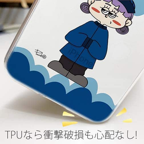 【Pariko】【TPUケース】キョンシーの女の子 アメコミ