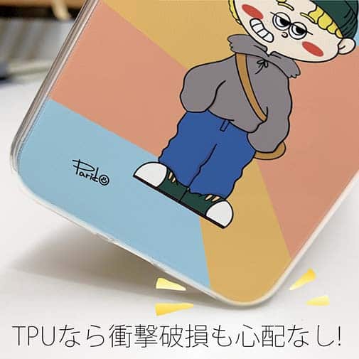 【Pariko】【TPUケース】金髪の男の子 アメコミ
