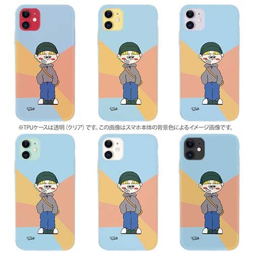 【Pariko】【TPUケース】金髪の男の子 アメコミ