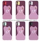 WIDE【TPU】鹿島高校サッカー部 GKユニフォーム（ピンク） 背番号17