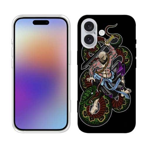 【TPU】【彫姫】花和尚の蛇退治 和彫りデザイン