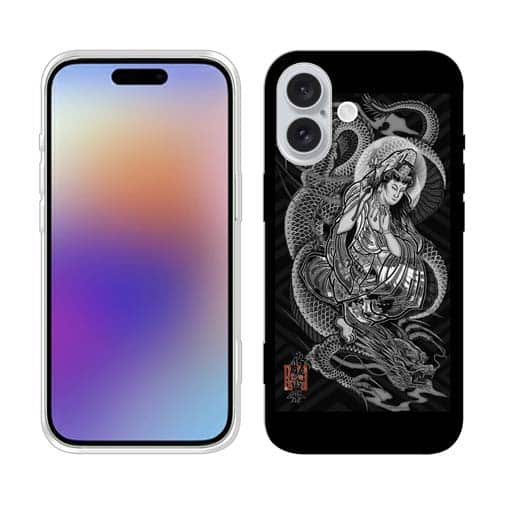 【TPU】【彫姫】騎龍観音 和彫りデザイン