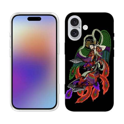 【TPU】【彫姫】羽衣天女(カラー) 和彫りデザイン