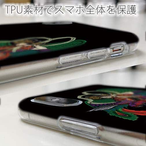 【TPU】【彫姫】羽衣天女（カラー）　和彫りデザイン