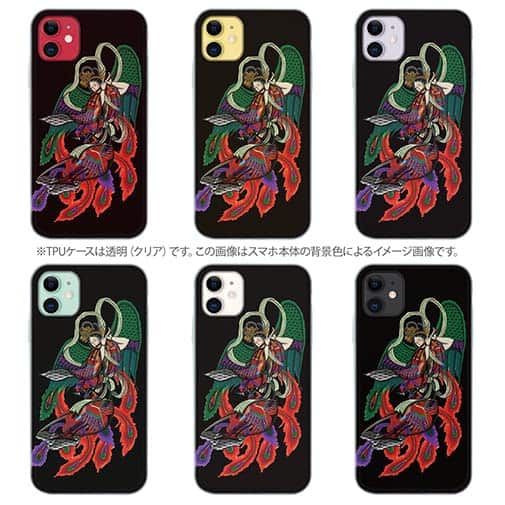 【TPU】【彫姫】羽衣天女（カラー）　和彫りデザイン