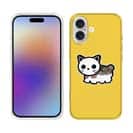 【TPU】【彫姫】TATTOO HURTS 猫（イエロー）　和彫りデザイン