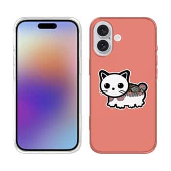 【TPU】【彫姫】TATTOO HURTS 猫（ピンク）　和彫りデザイン