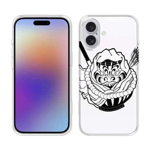 【TPU】【彫姫】弁慶達磨（ホワイト）