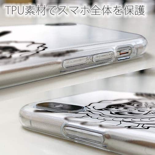 【TPU】【彫姫】弁慶達磨（ホワイト）