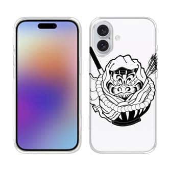 【TPU】【彫姫】弁慶達磨（ホワイト）