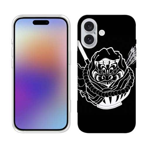 【TPU】【彫姫】弁慶達磨（ブラック）