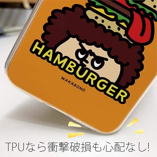【TPU】【ワカボンド】WAKAMAKAシリーズ アフロくんとハンバーガーペロリ