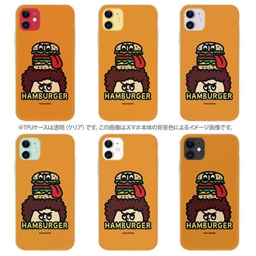 【TPU】【ワカボンド】WAKAMAKAシリーズ アフロくんとハンバーガーペロリ