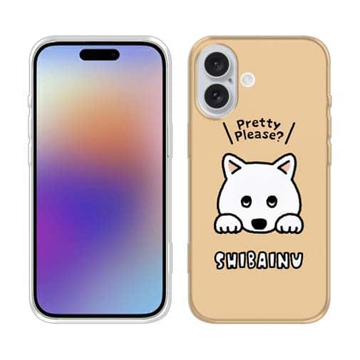 【TPU】柴犬のおねだり顔_白柴(wakat)