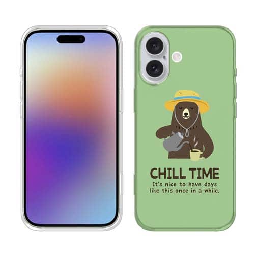 【TPU】クマさんのチルタイム_カラフル(wakat)