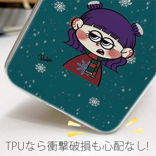 【Pariko】【TPUケース】冬の女の子