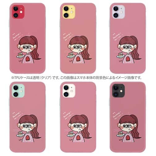 【Pariko】【TPUケース】ケーキと女の子