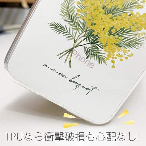 【TPU】プランツデザイン ミモザのブーケ