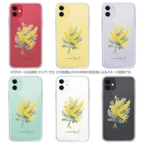【TPU】プランツデザイン ミモザのブーケ