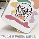 【Pariko】【TPUケース】ステッカー風カラフル女の子ver