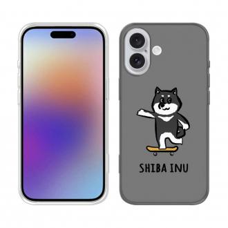 【TPU】【ワカボンド】WAKAMAKAシリーズ 柴犬スケボー_黒柴