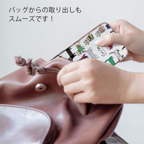 【TPU】北欧デザイン 猫の行進