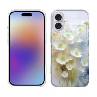 【TPU】オイルペイント 黄色と青の花畑