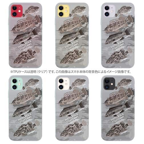 【TPU】【FISH MAN】ハードロックフィッシュゲーム グレー No2