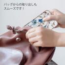 【TPU】日本の花画風 ブルー