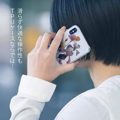 【TPU】くすみカラーFlower No1