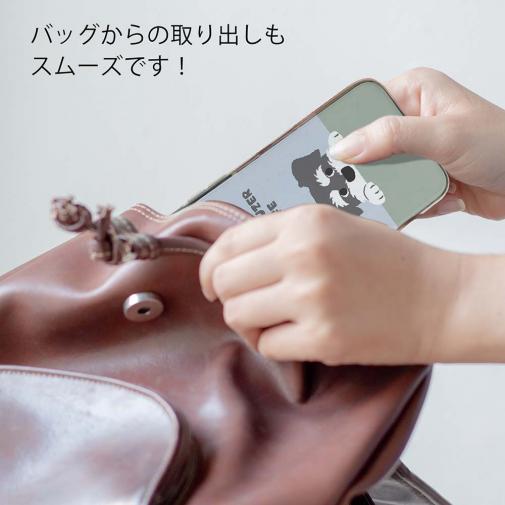 【TPU】何か気になるミニチュアシュナウザー_ソルト＆ペッパー_くすみカラー(wakat)