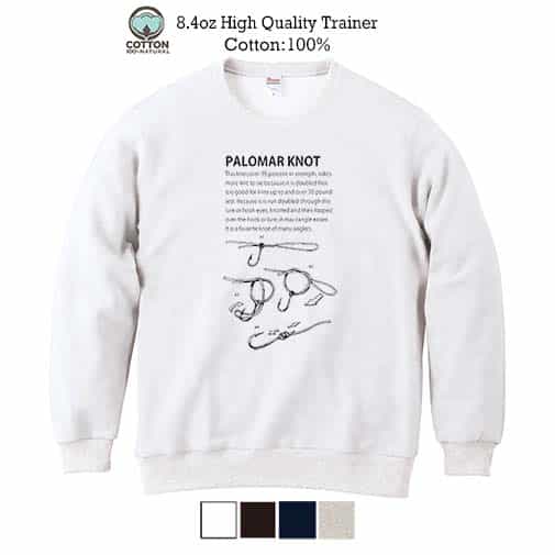 【トレーナー】パロマーノット 8.4oz Cotton:100%