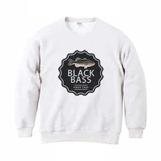 【トレーナー】ブラックバスの歴史 8.4oz Cotton:100%