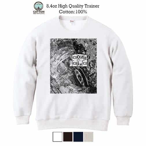 【トレーナー】エギングに行こう! 8.4oz Cotton:100%