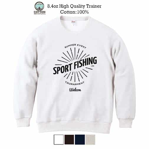 【トレーナー】トーナメントエンブレム 8.4oz Cotton:100%