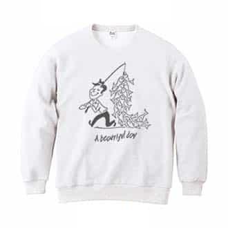 【トレーナー】素晴らしい1日 8.4oz Cotton:100%