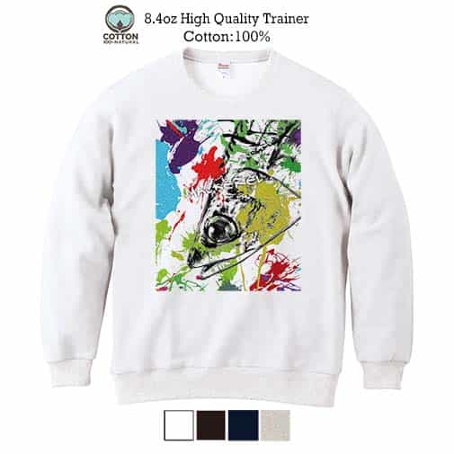 【トレーナー】マサバ ペンキペイント 8.4oz Cotton:100%