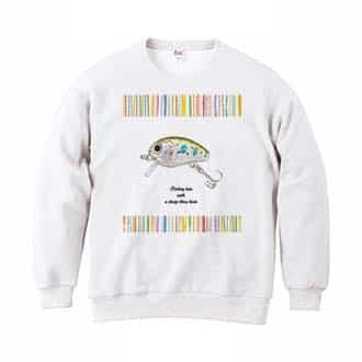 【トレーナー】おしゃれなミニルアー 8.4oz Cotton:100%