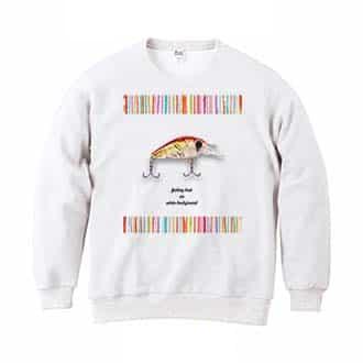 【トレーナー】おしゃれなミニルアー　レッド 8.4oz Cotton:100%