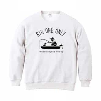 【トレーナー】【釣りざんまい】愛犬とボートフィッシング 8.4oz Cotton:100%