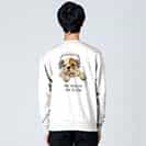 【トレーナー】ブルドックだってNo Music No Life 8.4oz Cotton:100%