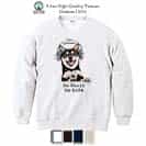 【トレーナー】黒柴だってNo Music No Life 8.4oz Cotton:100%