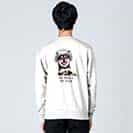 【トレーナー】黒柴だってNo Music No Life 8.4oz Cotton:100%