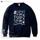 【トレーナー】【釣りざんまい】釣りに行く準備 8.4oz Cotton:100%