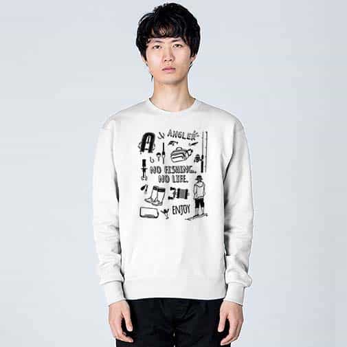 【トレーナー】【釣りざんまい】釣りに行く準備 8.4oz Cotton:100%