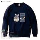 【トレーナー】チンチラ 8.4oz Cotton:100%