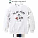 【トレーナー】【釣りざんまい】ルアーとシロクマさん 8.4oz Cotton:100%