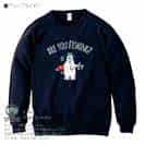 【トレーナー】【釣りざんまい】ルアーとシロクマさん 8.4oz Cotton:100%