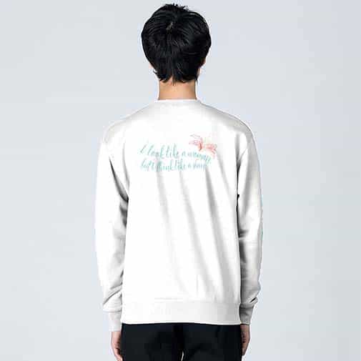 【トレーナー】英字格言 ドリー・パートンの名言 8.4oz Cotton:100%